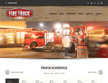 Tablet Screenshot of firetruckcrepes.com